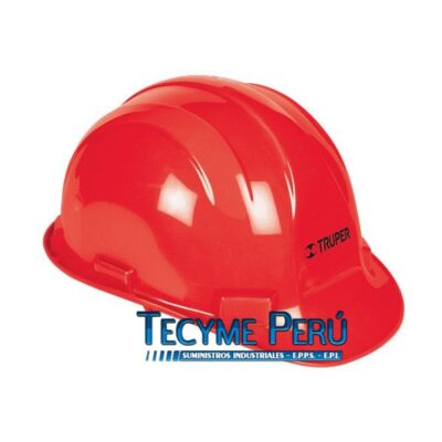 Casco de Seguridad Rojo AjusteRatchet 2200V Truper