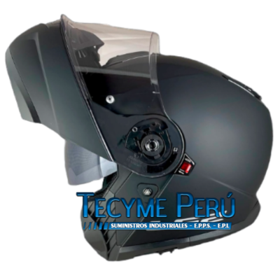 CASCO ABATIBLE NEGRO PARA MOTOCICLISTA LS2 FF908 STROBE-II